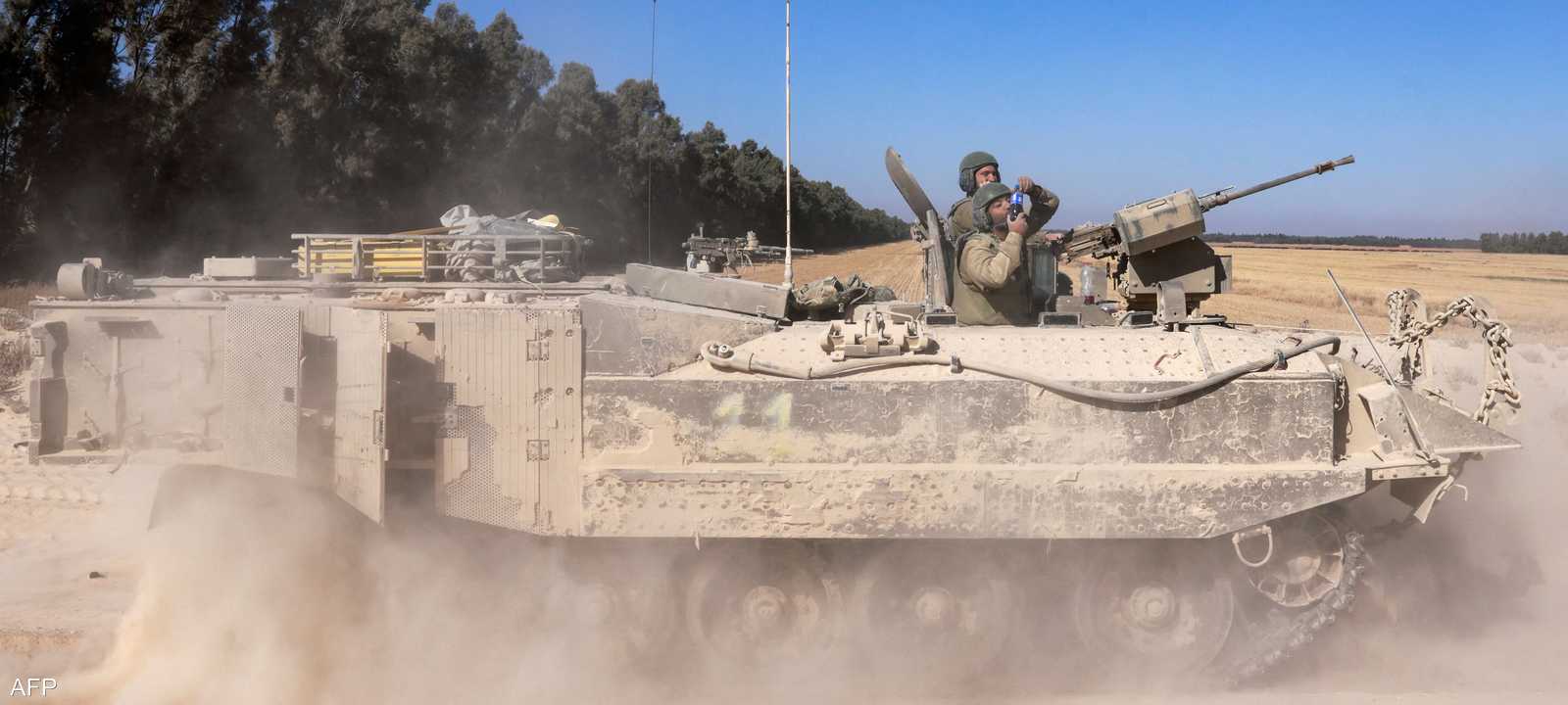 مدرعة إسرائيلية في غزة