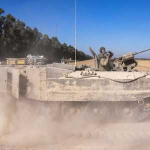 مدرعة إسرائيلية في غزة