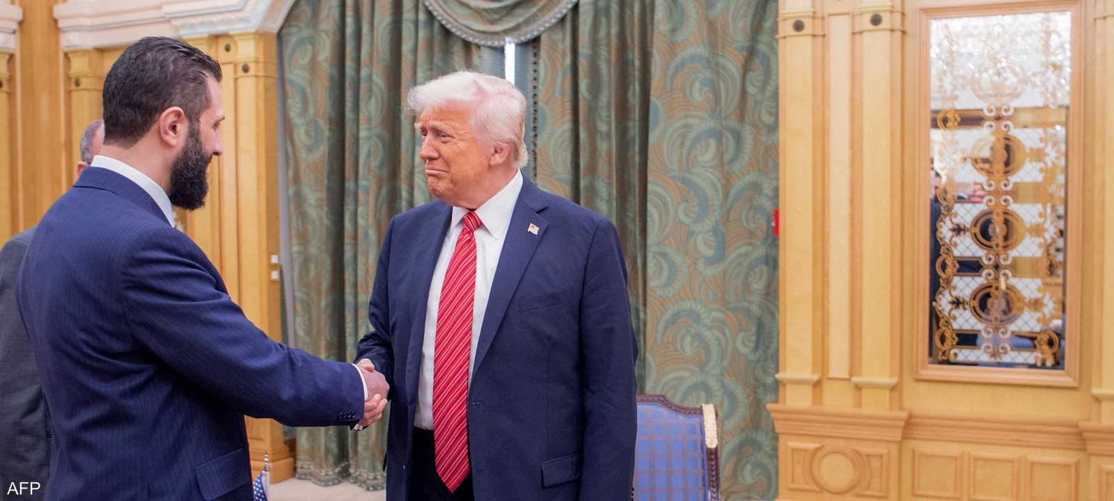 ترامب التقى الشرع في السعودية
