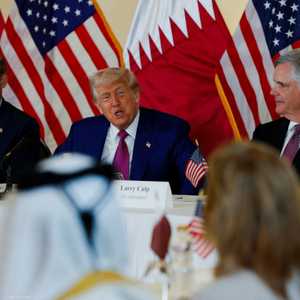 ترامب كان يتحدث من الدوحة
