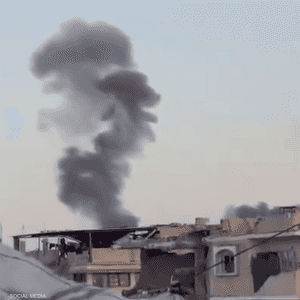 غارات إسرائيلية تستهدف مستشفى غزة الأوروبي