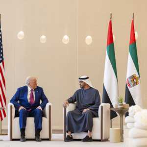 الشيخ محمد بن زايد استقبل ترامب في أبوظبي