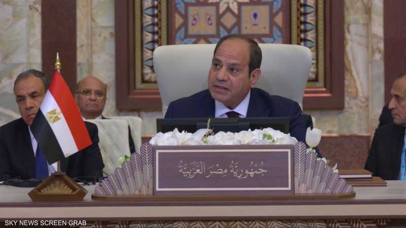السيسي في قمة بغداد