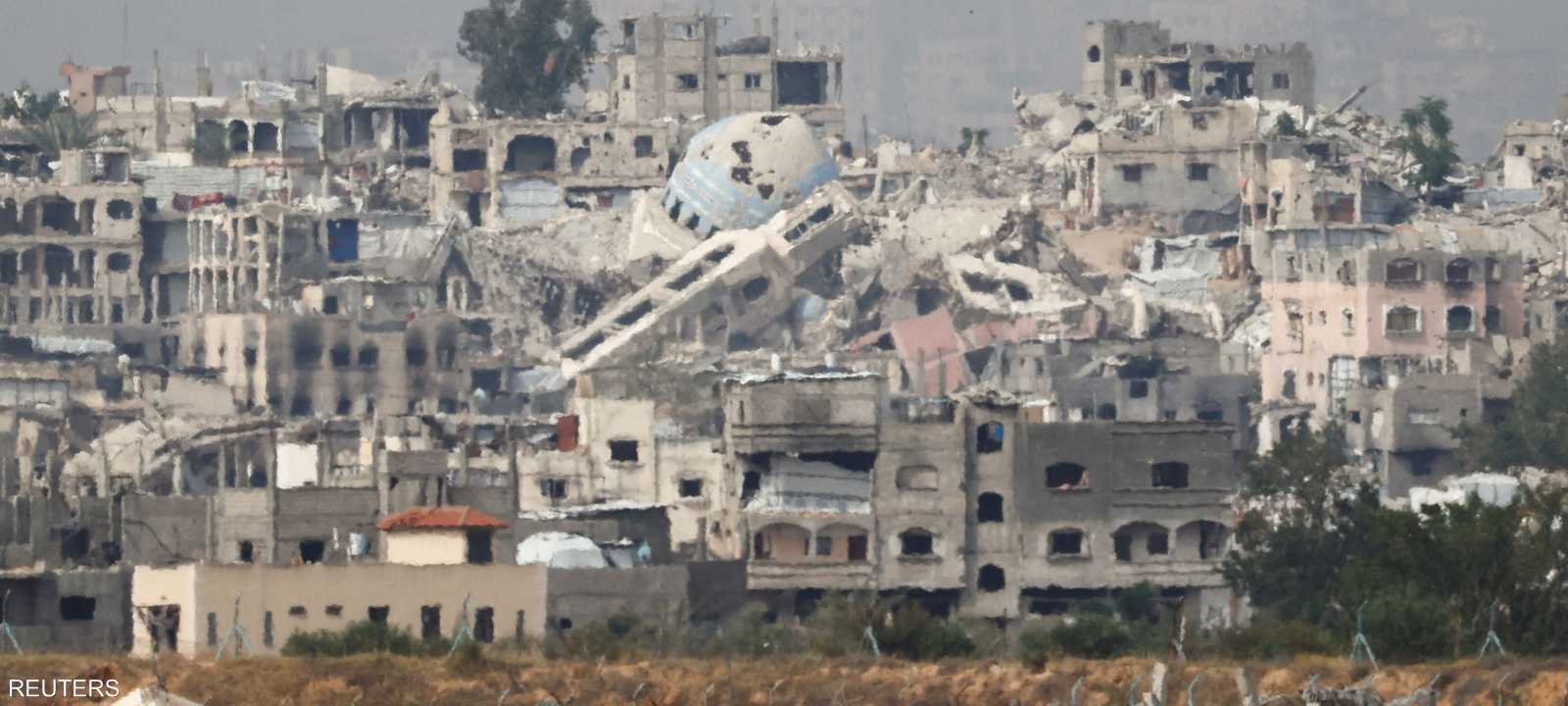 دمار كبير في قطاع غزة.. أرشيفية