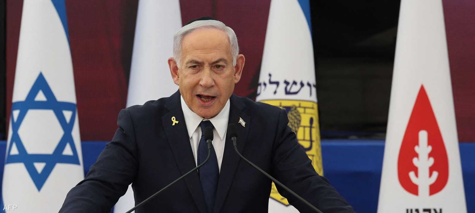 رئيس الوزراء الإسرائيلي بنيامين نتنياهو