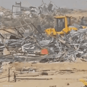 موقع عمليات هدم المنازل في قرية السر بالنقب