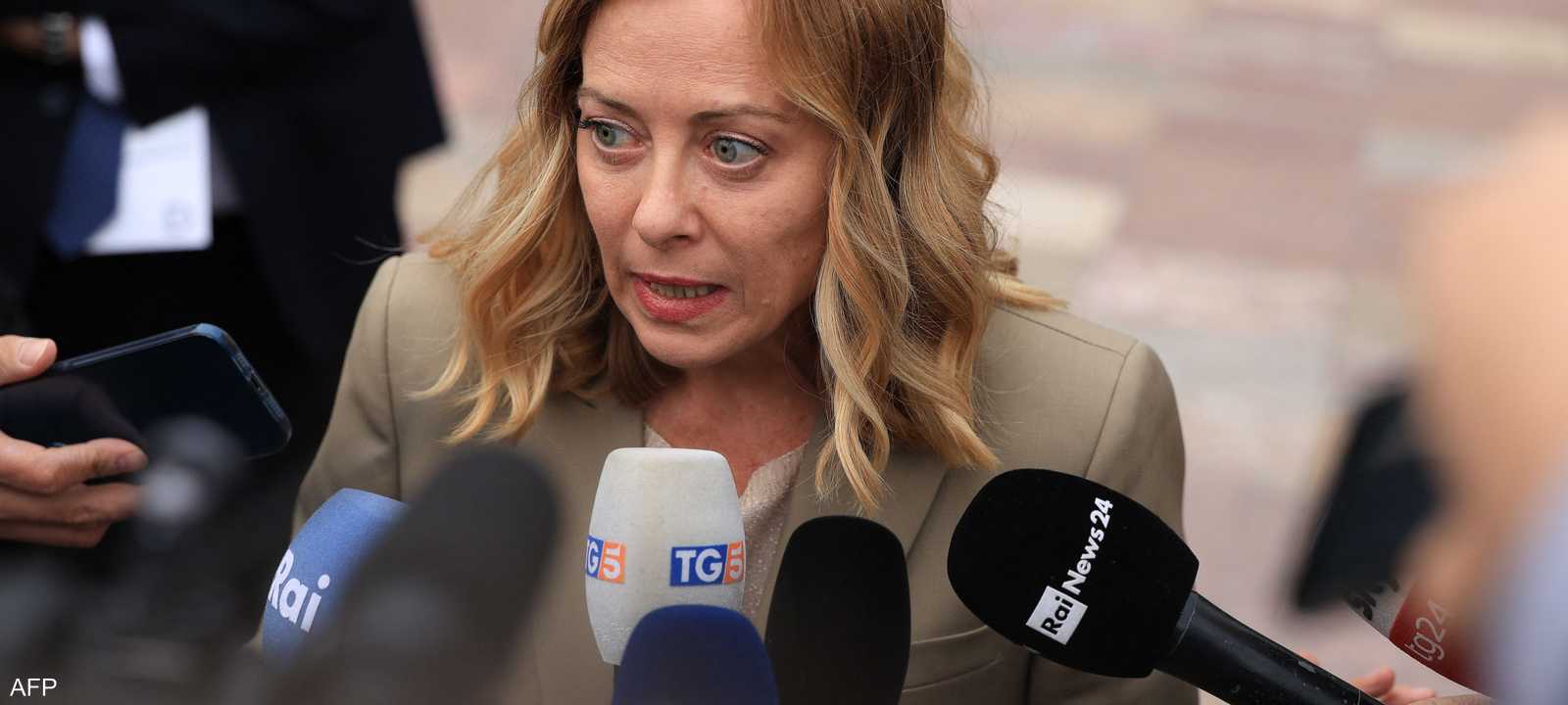 رئيسة الحكومة الإيطالية، جورجا ميلوني