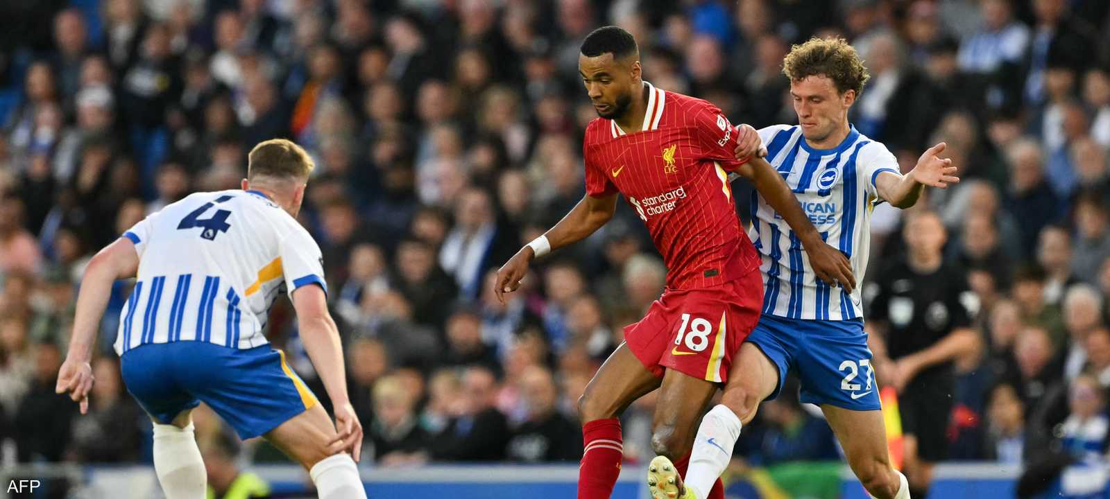 ليفربول خسر أمام برايتون 2-3