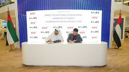 NMDC وجيانغسو هواينغ تتعاونان لتصنيع الصمامات بالإمارات