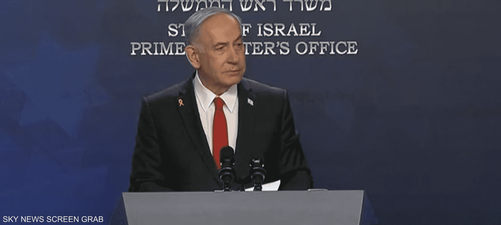 رئيس الوزراء الإسرائيلي بنيامين نتنياهو