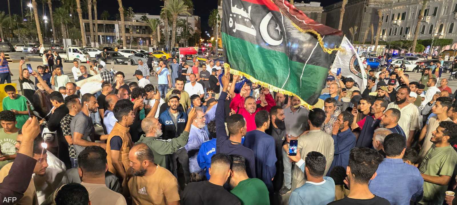 تظاهرة تطالب برحيل رئيس الحكومة الليبية