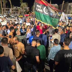 تظاهرة تطالب برحيل رئيس الحكومة الليبية