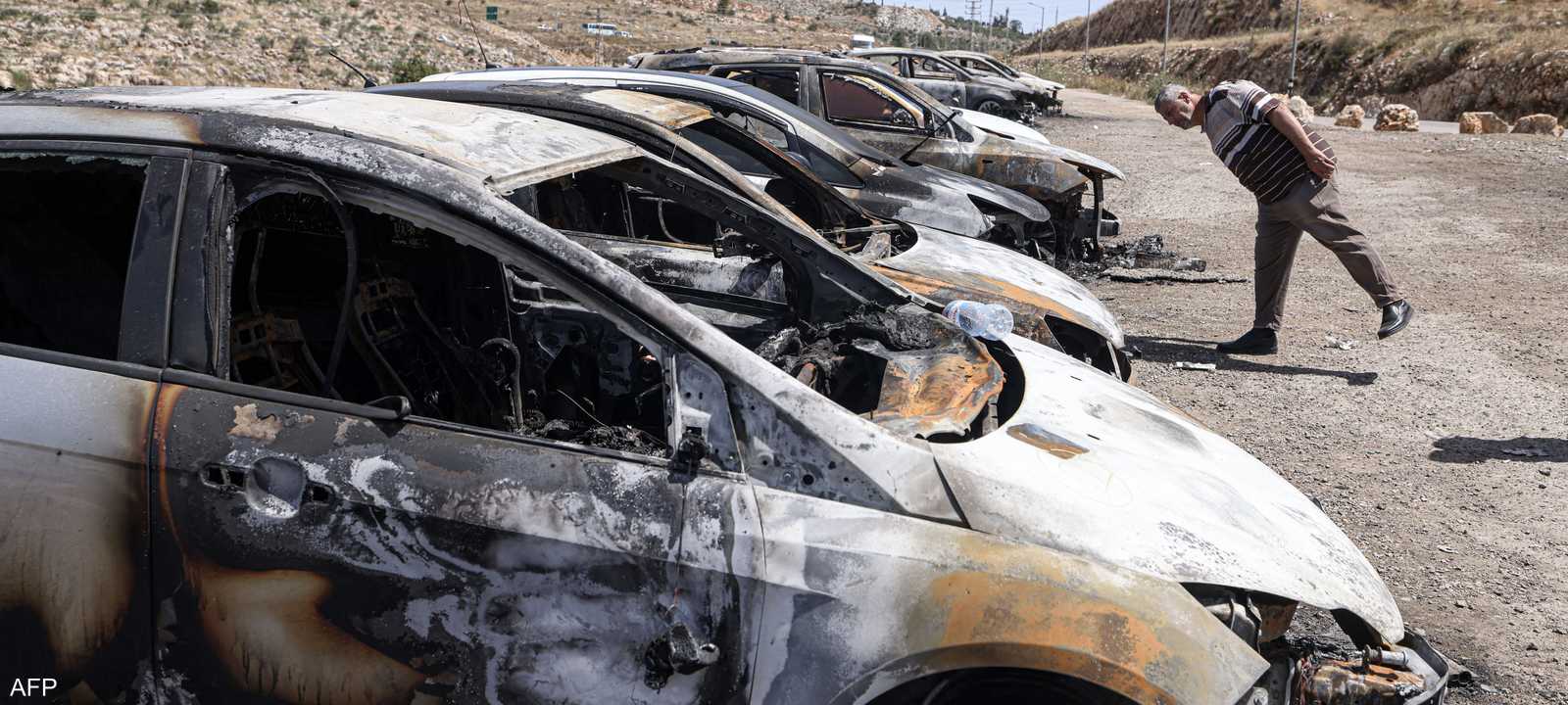 المستوطنون حرقوا منازل ومركبات