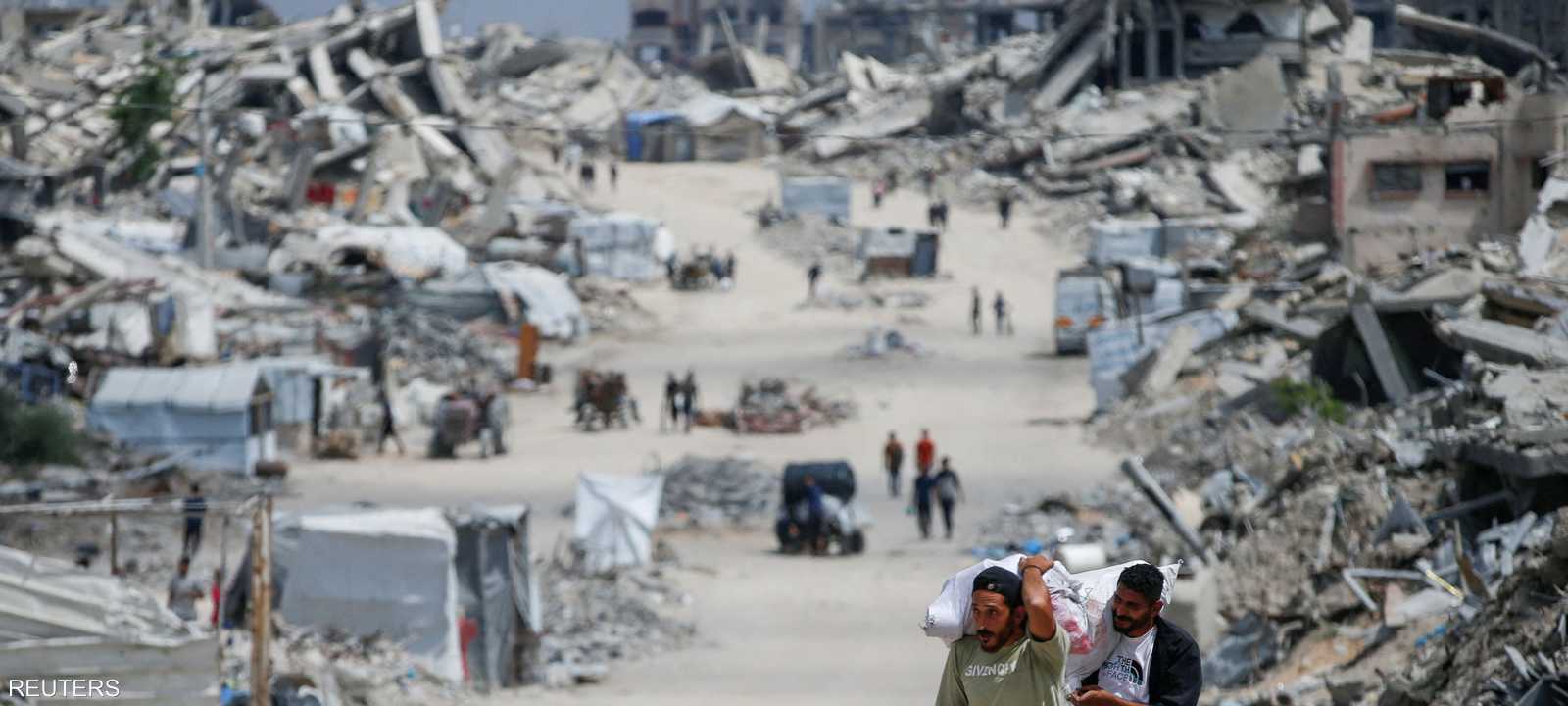 دمار واسع في قطاع غزة.. أرشيفية