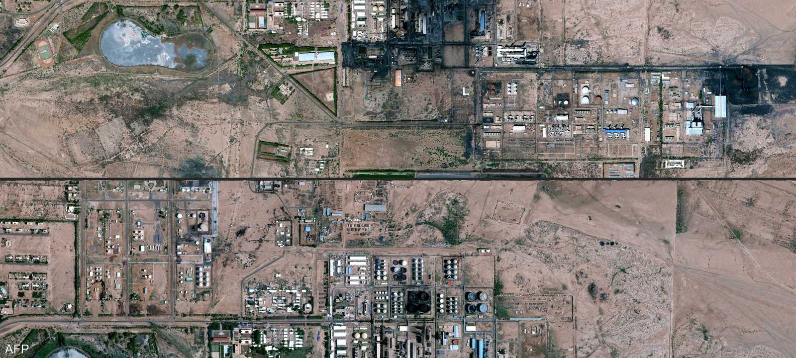 صورة تظهر آثار الدمار في منطقة شمال الخرطوم (أرشيف)