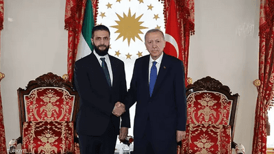 أردوغان يجري محادثات مع الشرع في إسطنبول