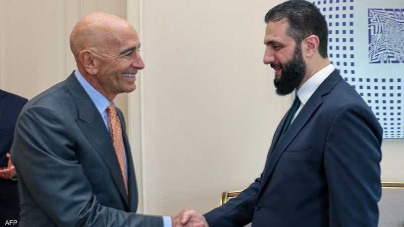 توم باراك وأحمد الشرع