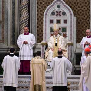 أقام البابا قداسا في كنيسة القديس يوحنا اللاتراني