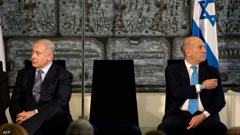 أولمرت وصف حكومة نتنياهو بـ"العصابة الإجرامية"