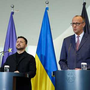 فريدريش ميرتس و فولوديمير زيلينسكي