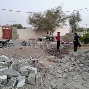 أرشيفية لآثار زلزال سابق في إيران