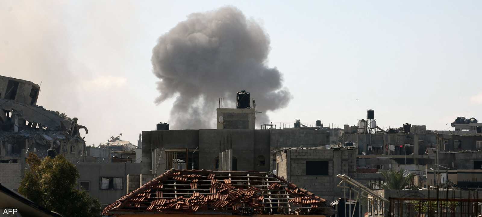 من القصف الإسرائيلي على غزة