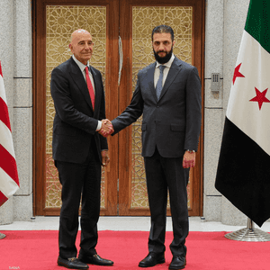 الشرع يستقبل المبعوث الأميركي في دمشق