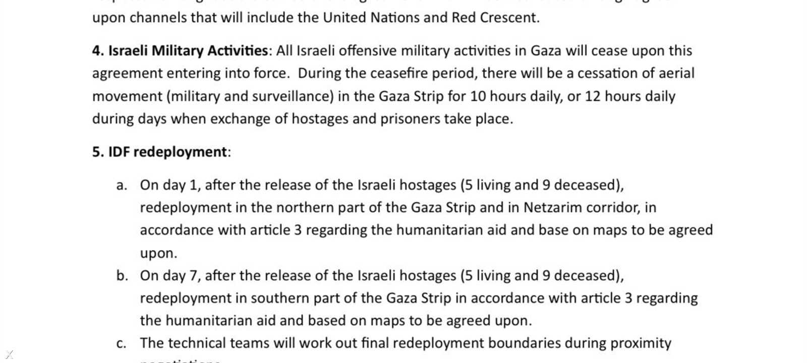 مسودة الاتفاق