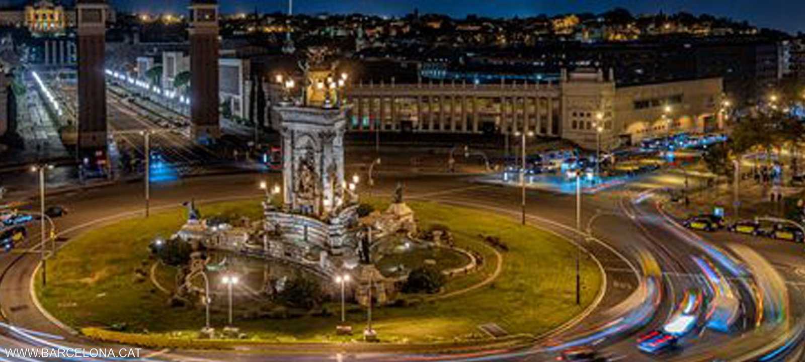 صورة عامة من مدينة برشلونة