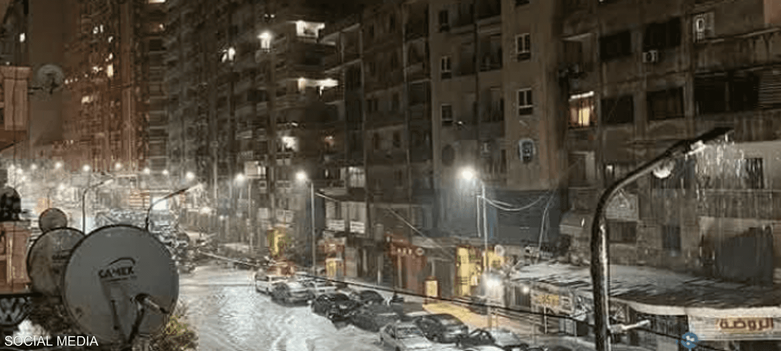 أمطار غزيرة شهدتها الإسكندرية ليل الجمعة السبت.