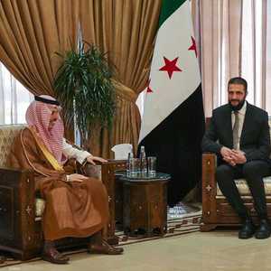 الشرع استقبل فيصل بن فرحان