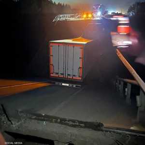 انهار جسر في منطقة بريانسك الروسية المتاخمة لحدود أوكرانيا