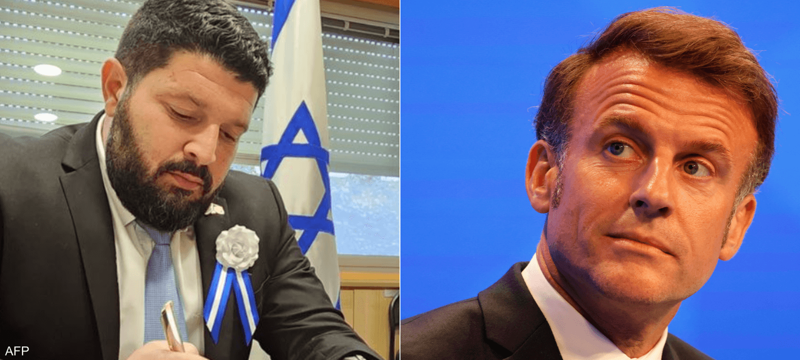 ألموغ كوهين وإيمانويل ماكرون