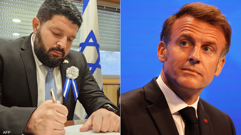 ألموغ كوهين وإيمانويل ماكرون