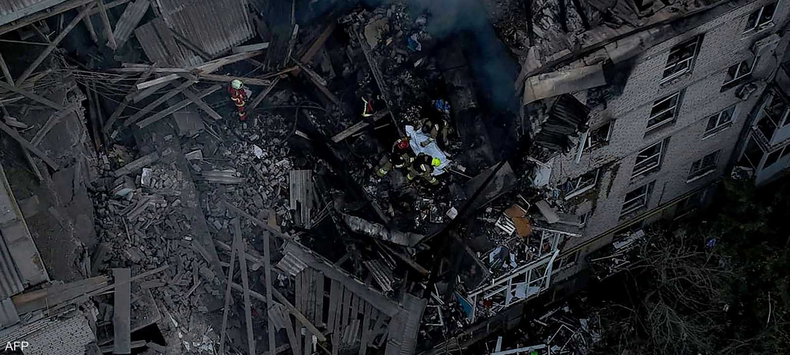 حرب روسيا وأوكرانيا خلفت دمارا كبيرا منذ عام 2022