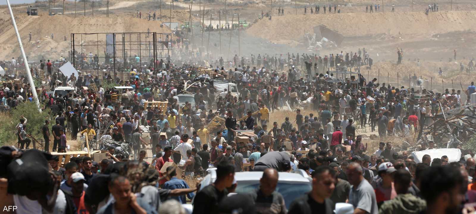 أهالي غزة تعرضوا لإطلاق نار عند محاولتهم الوصول للمساعدات