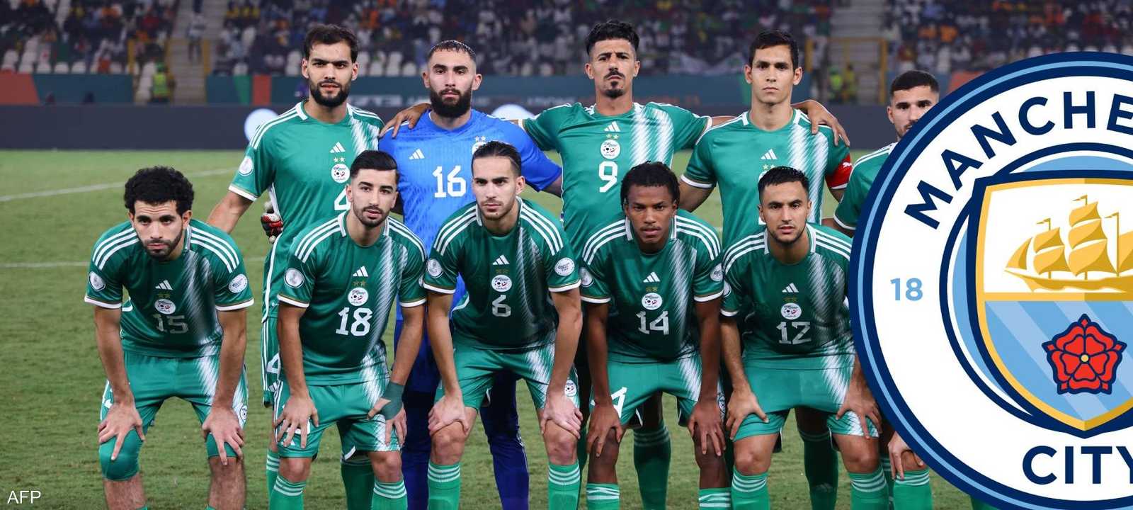 نوري (أقصى اليسار) مع منتخب الجزائر