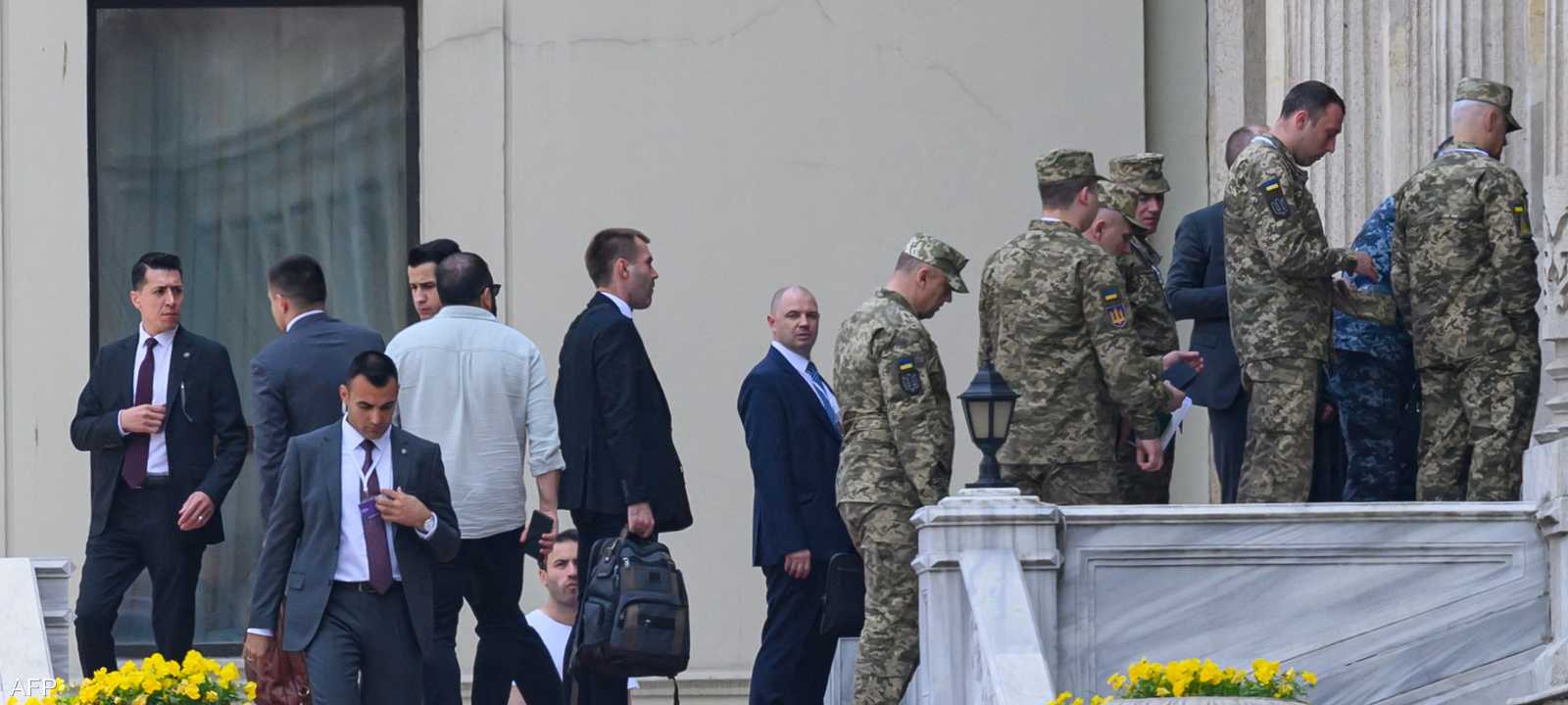 وصول الوفد الأوكراني للمفاوضات