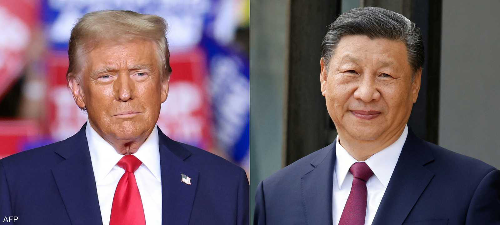 الرئيسان الصيني شي جين بينغ والأميركي دونالد ترامب