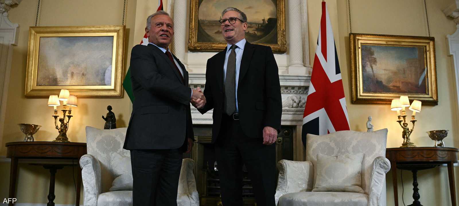 الملك عبد الله الثاني وكير ستارمر