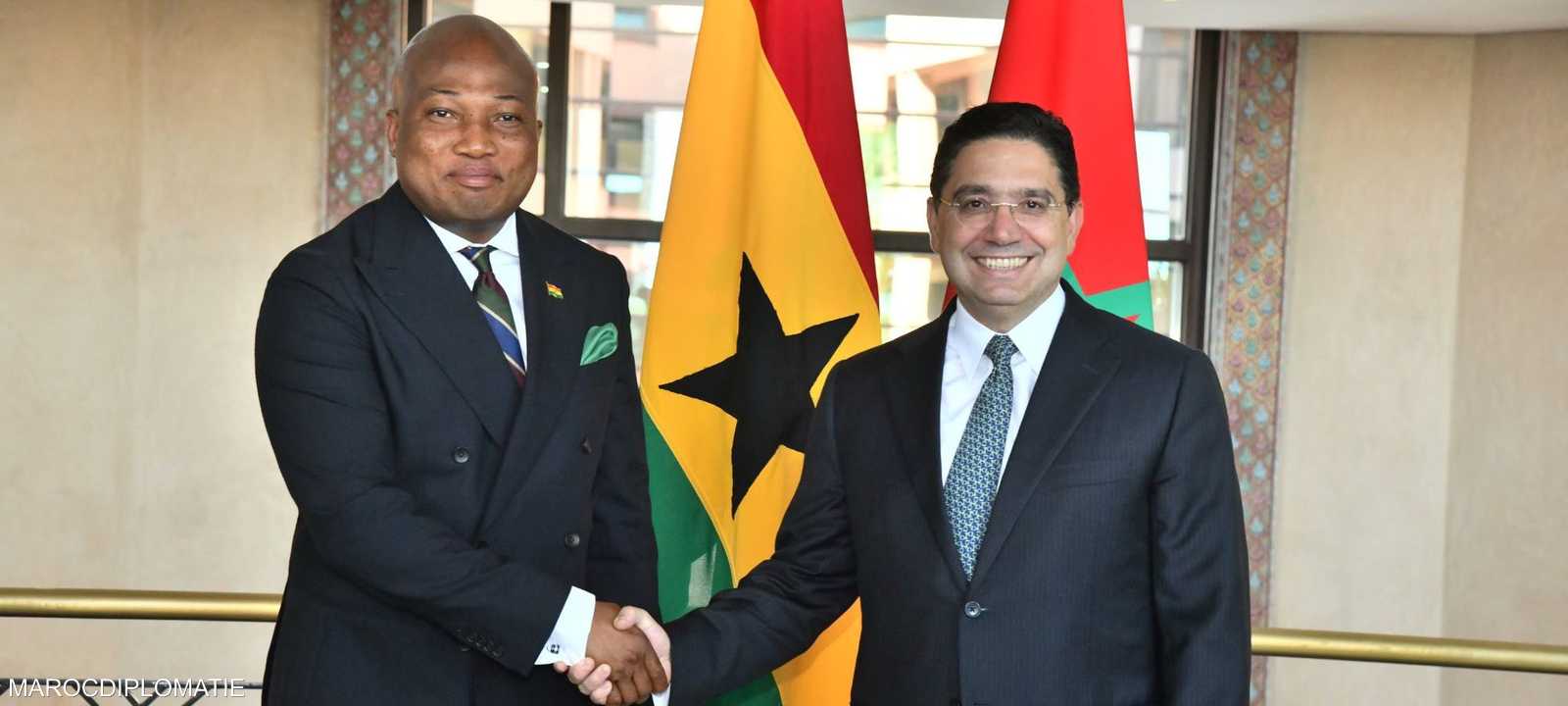 وزيرا خارجية المغرب وغانا