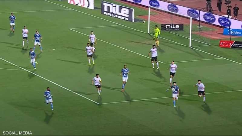 من المباراة بين الفريقين