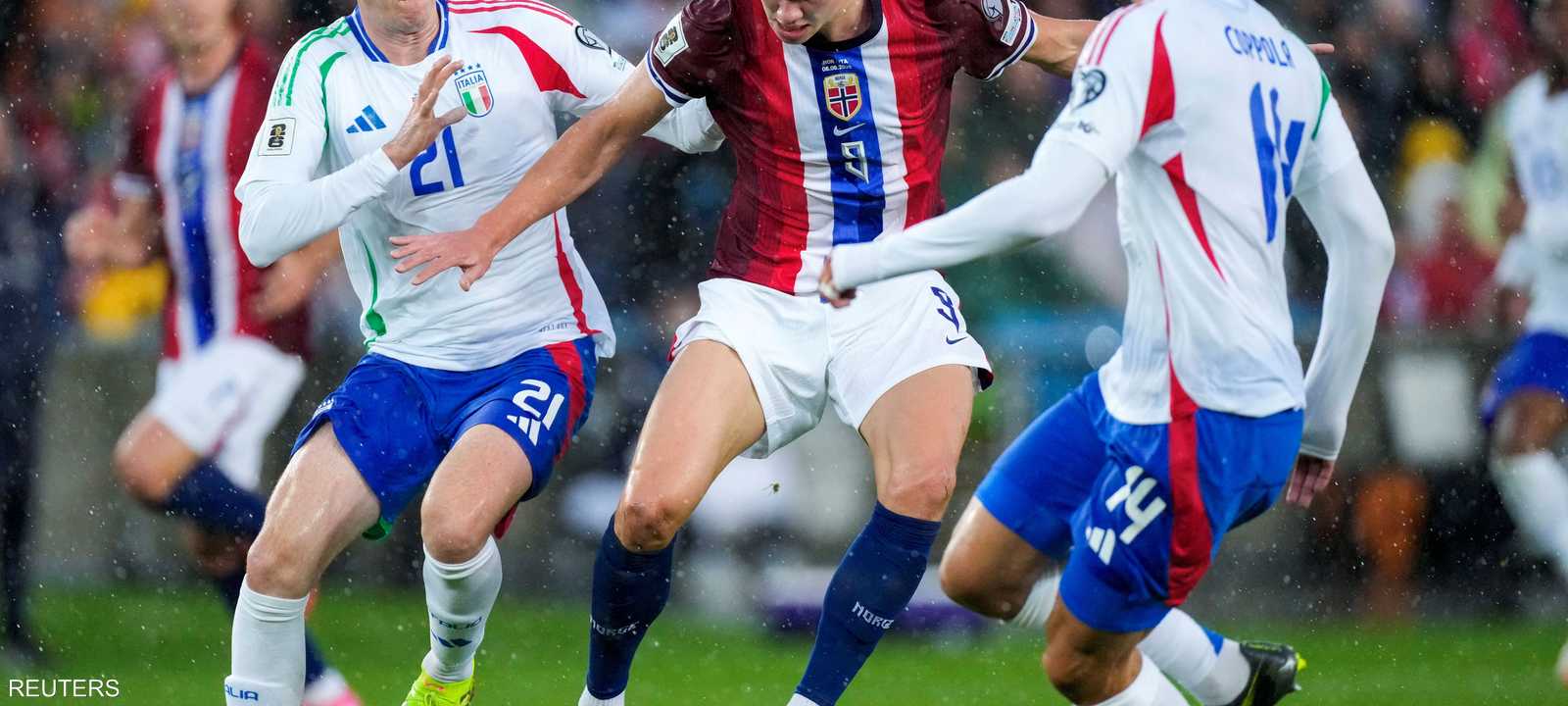 هالاند اختتم أهداف النرويج