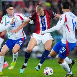 هالاند اختتم أهداف النرويج