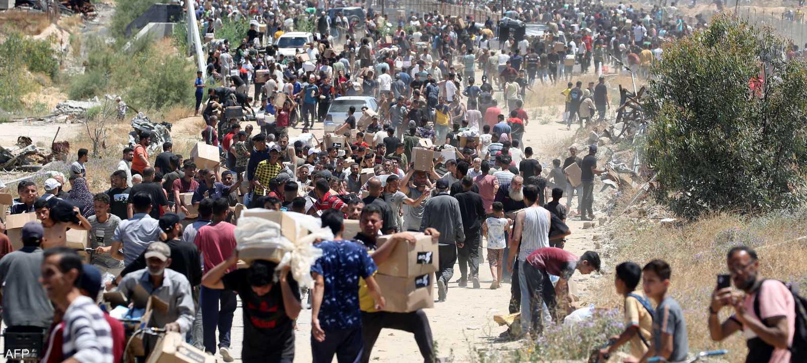 مؤسسة غزة الإنسانية تتولى توزيع المساعدات في القطاع المدمر