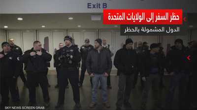 حظر السفر إلى الولايات المتحدة