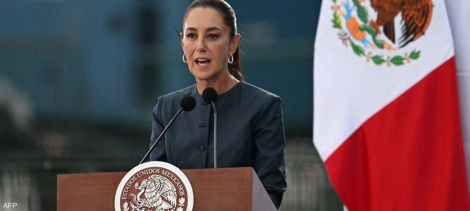 رئيسة المكسيك كلاوديا شينباوم