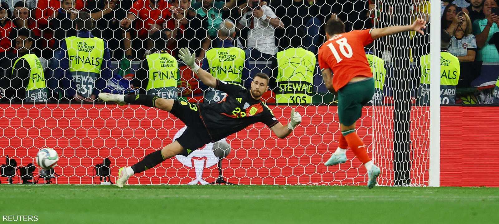 إسبانيا فازت بركلات الترجيح