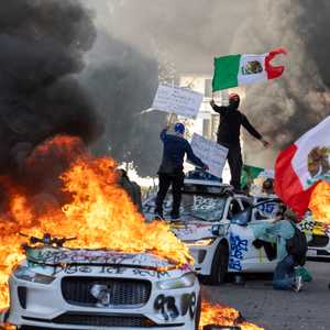 احتجاجات لوس أنجلوس