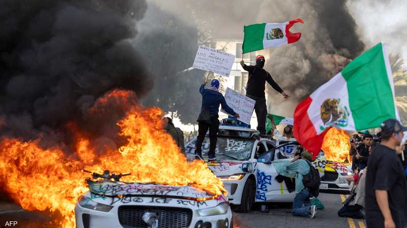 ترامب: ما حدث في لوس أنجلوس كحرائق الغابات الواسعة | سكاي نيوز عربية